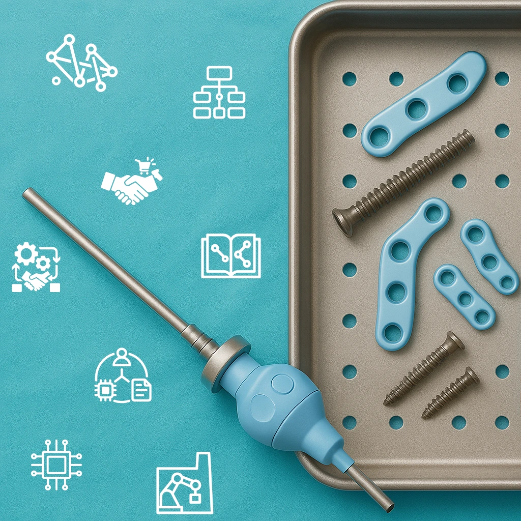 Medical device technology illustration